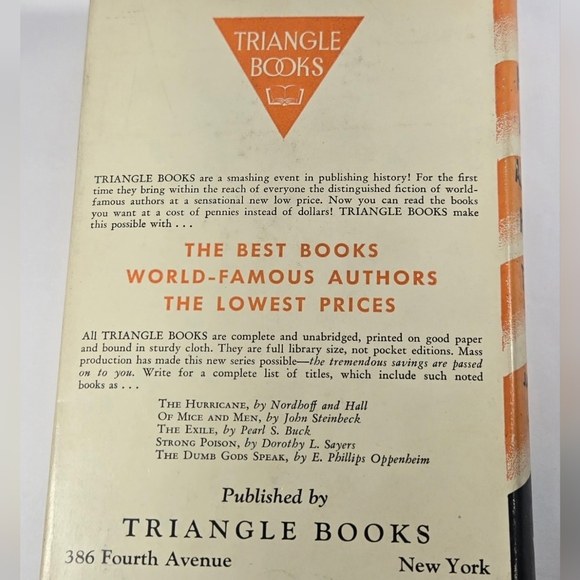 The Postman Always Rings Twice HC Book+DJ James M Cain 1938 Very Good Condition - Picture 2 of 10